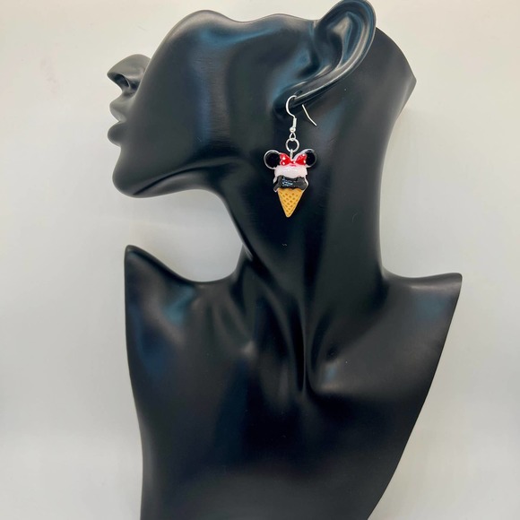 Mickey & Minnie Earrings - Ice Cream Earrings - Popsicle Earrings - Summer Earri - Picture 10 of 10